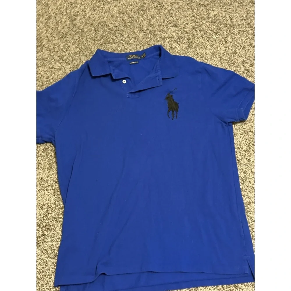 Polo Ralph Lauren Custom Slim Fit‎ Rugby Polo Shirt XL Big Pony #3